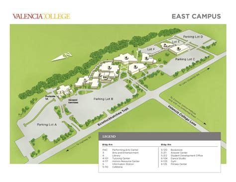 Valencia college east campus karta