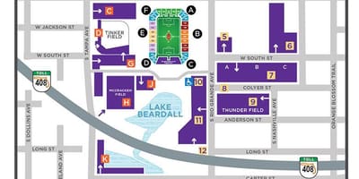 Citrus Bowl parkering karta