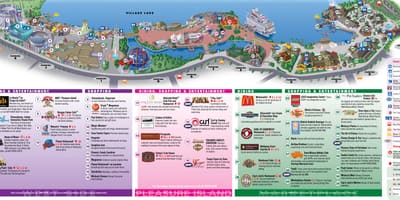 Downtown Disney Orlando-karta