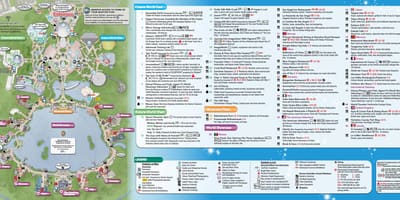 EPCOT i Orlando-karta