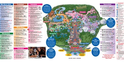Disney World karta Magic Kingdom