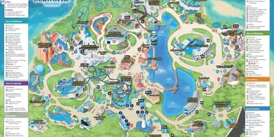 Karta över Seaworld