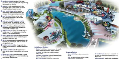 Universal Orlando citywalk karta