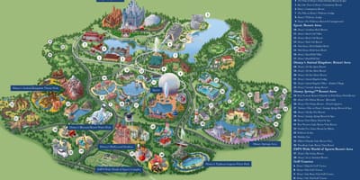 Karta över WDW
